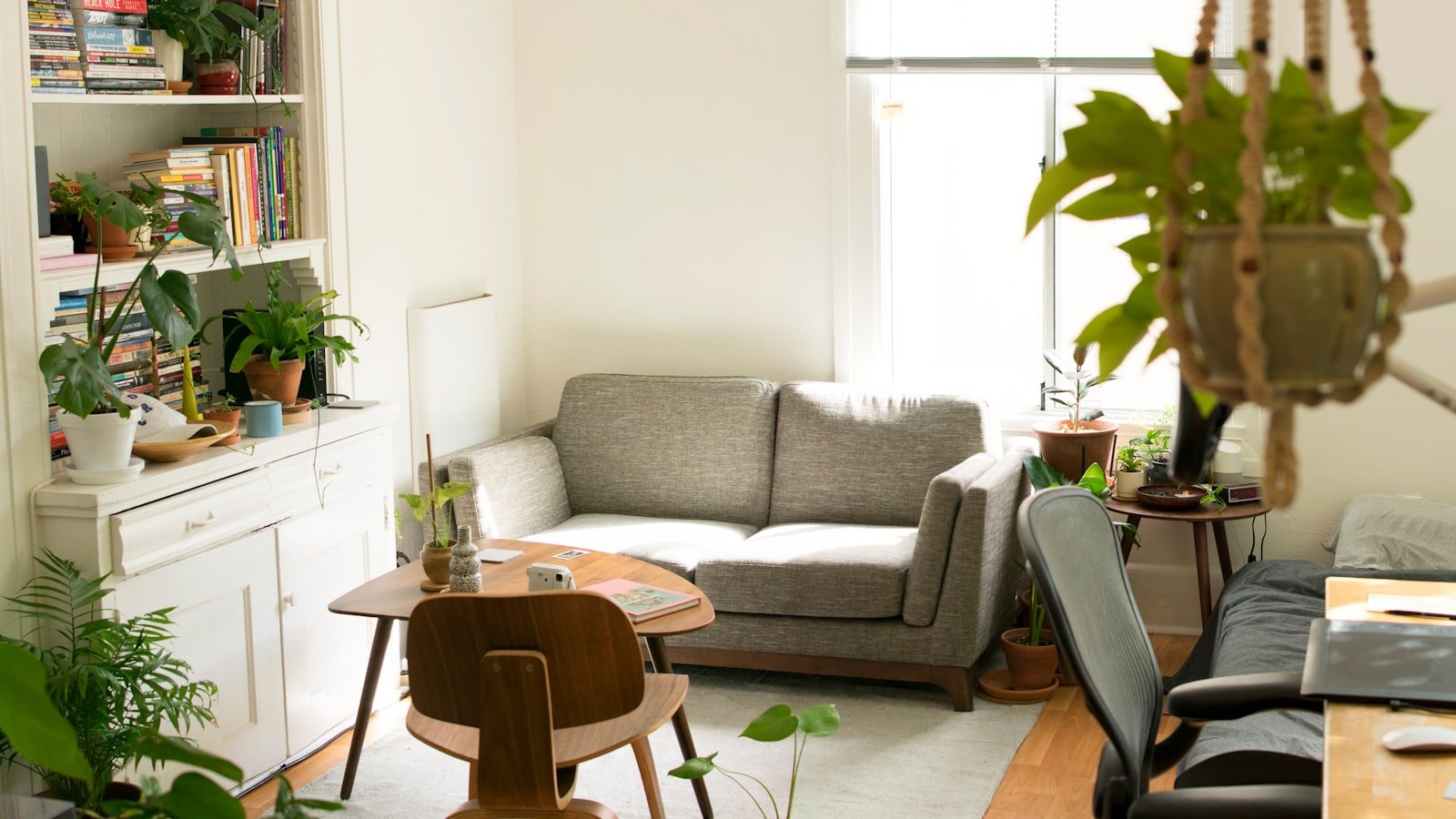 Small bright apartment interior